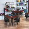 Kee Round Classroom Tables, 36 W, 36 L, 23-34 H, Wood, Metal, Cherry TB36RNDCHAPBK - alternate 4